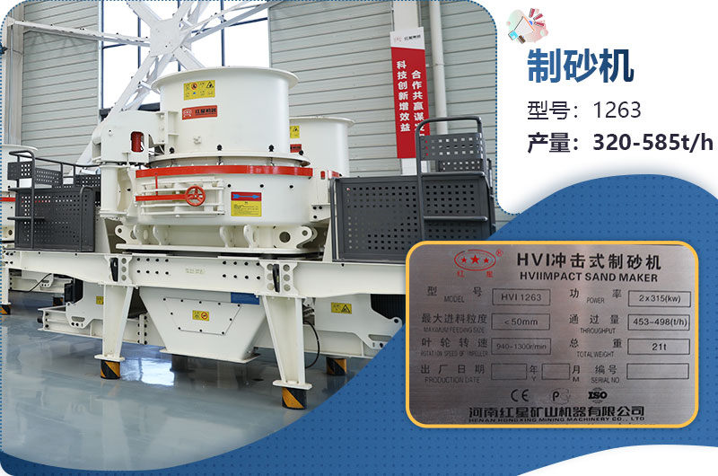 1263制砂機(jī)時(shí)產(chǎn)多少噸？?jī)r(jià)格多少？