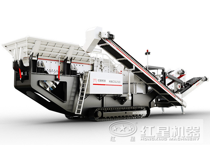 履帶式移動(dòng)破碎機(jī)——履帶液壓驅(qū)動(dòng)，一體化作業(yè)效率更高